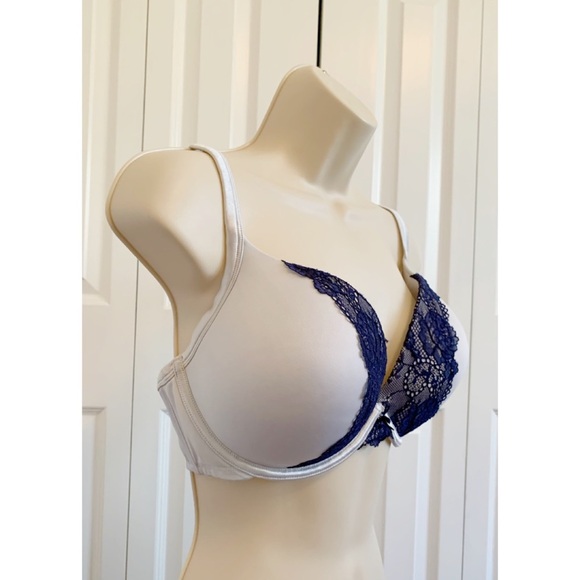CACIQUE Sz 42C Smooth Lace Trimmed Push Up T-Shirt Bra - Picture 2 of 7